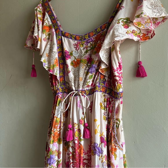 Tulle and Batiste maxi floral boho summer dress - Picture 2 of 10